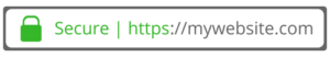 Chrome Browser Secure Address Label